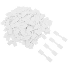 200St Zelfklevende Witte Hangtags Voor Sieraden En Kledingetiketten