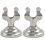 2Stk Notizhalter Nummer Clip Silber Robust Und Elegant 3