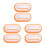 6Pcs Dish Washing Brushes for Kitchen with Comfortable Handle White 3
