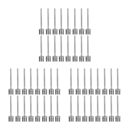 300Pcs Ball Inflation Needles Silver Durable Air Pump Inflating Tools