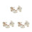 3Paires Chaussures Talon Beige Chic Usage 7
