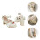 3Paires Chaussures Talon Beige Chic Usage 10