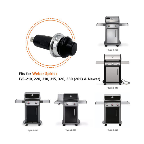 Interrupteur décoratif pour éclairage de barbecue Weber Summit Series (réf. 70189) 1