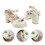 3Paires Chaussures Talon Beige Chic Usage 11
