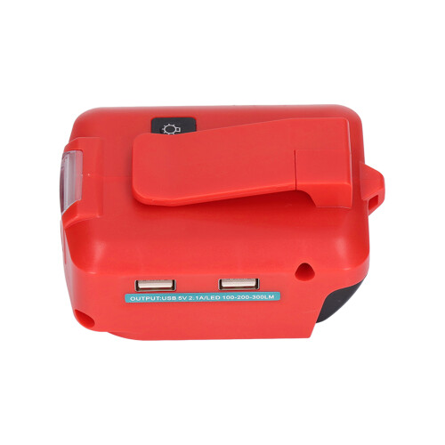 Φως εργασίας LED Προσαρμογέας φορτιστή USB Μετατροπέας γρήγορης φόρτισης με δύο 2