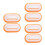 6Pcs Dish Washing Brushes for Kitchen with Comfortable Handle White 4