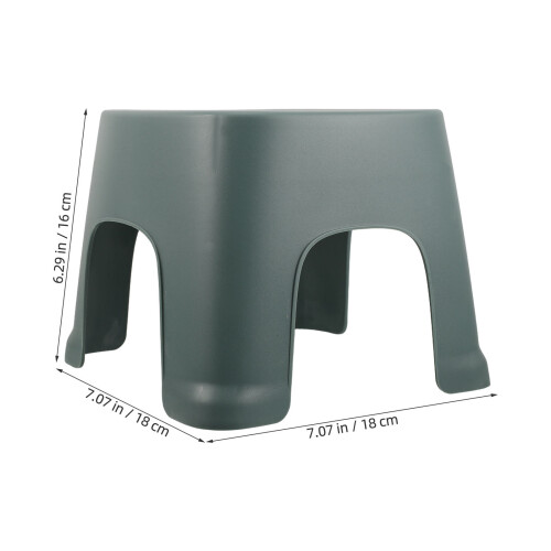 Nonslip Footstools Kids Bathroom Stool Green Plastic 1pack 1