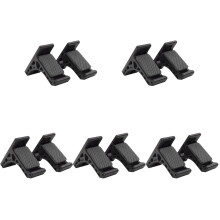 5Pairs Sturdy Black Bow Holder Wall Adhesive Bow Storage Display Stand