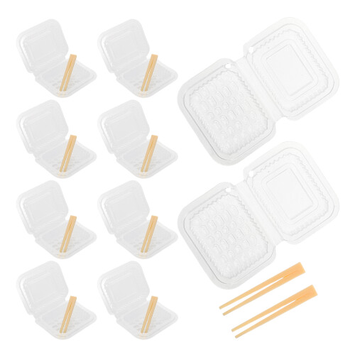 100Pièces Mini Coffrets Cuisine Transparent Pour Jeux Dînette 1