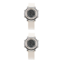 2Pcs Kids Electronic Watch Waterproof White Kids Wristwatch with Alarm