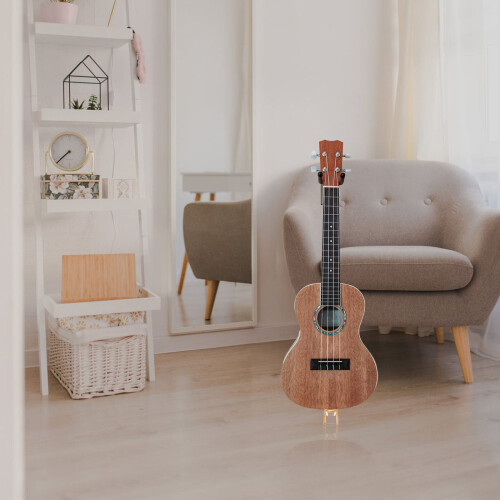 2Pcs Height Adjustable Wood Guitar Foot Stool Comfortable Guitar Rest 2