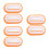 6Pcs Dish Washing Brushes for Kitchen with Comfortable Handle White 6