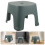 Nonslip Footstools Kids Bathroom Stool Green Plastic 1pack 9
