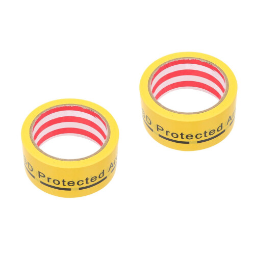 2 Rolls Warning Label Anti Static Sticker 33 Meter