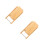 2Pcs Height Adjustable Wood Guitar Foot Stool Comfortable Guitar Rest 7