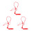 3Pcs Durable Halters for Training Practical and Easy-to-Use 4