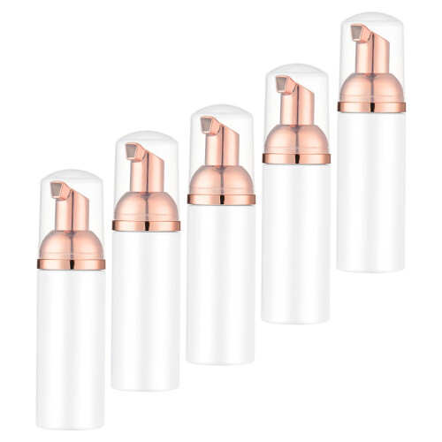 5Pcs Pet Foaming Soap Container Lightweight Travel Shampoo Dispenser
