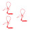 3Pcs Durable Halters for Training Practical and Easy-to-Use 6