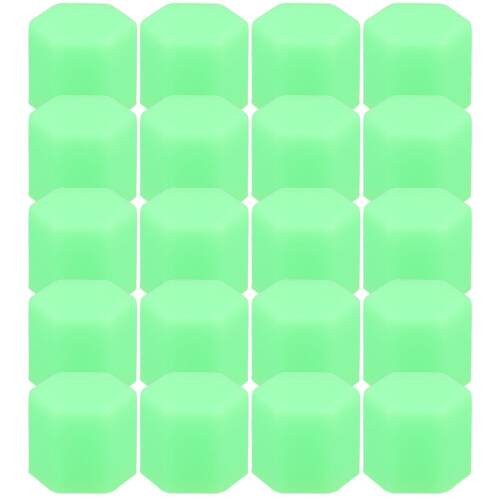 100Pièces Protège Écrous Roue Silicone Vert Lumineux Pour 2