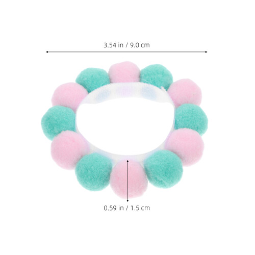 Collier Peluche Pour Animaux Confortables Multicolores 1