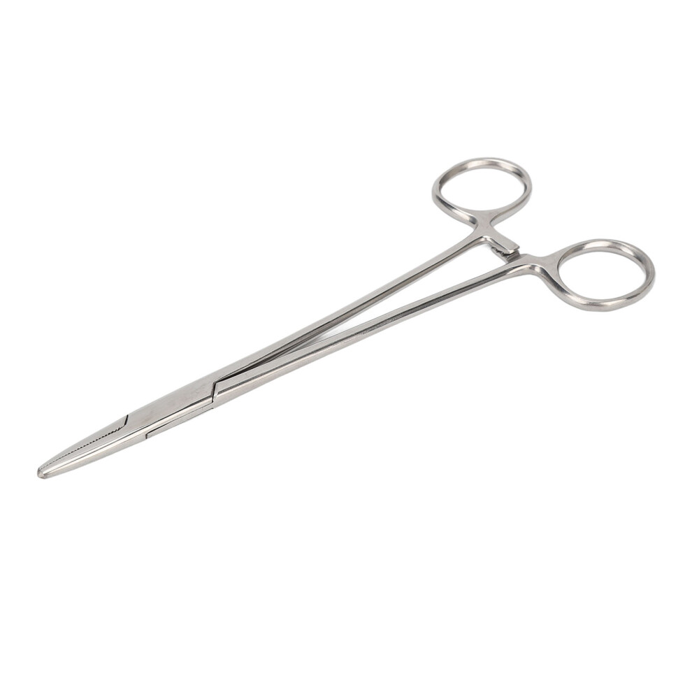 18cm Stainless Steel Tooth Forceps - Precision Locking Tweezers