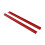 BMW E60/E65/E66 Front Grille Trim Strip V-Shaped ABS Red 5