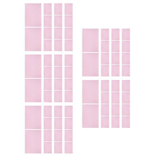 500Pièces Papier De Soie Rose Doux Pour DIY 2