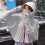 Multifunctionele Grijze Sunscreen Wrap Met Capuchon 6