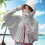 Multifunctionele Grijze Sunscreen Wrap Met Capuchon 7