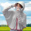 Multifunctionele Grijze Sunscreen Wrap Met Capuchon 8
