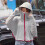 Multifunctionele Grijze Sunscreen Wrap Met Capuchon 10
