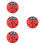 4Pièces Jouets Yo-Yo En Bois Rouge, Coordination Et Amusement 8