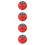 4Pièces Jouets Yo-Yo En Bois Rouge, Coordination Et Amusement 9