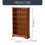 Wooden Library Ornament Bookshelf Model 6-Tier 3