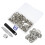 300Sets Rustproof Silver Iron Belt Tool Kit with Eyelet Punch 2