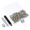 300Sets Rustproof Silver Iron Belt Tool Kit with Eyelet Punch 3