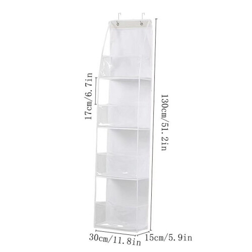 Fabric Door Hanging Bag Multi-layer Storage Organizer 2
