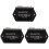 3Pcs Multi Color LCD Engine Tach Hour Meter Waterproof for Car Use 3