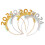 12Pcs Glittery 2024 Tinsel Headbands Assorted Hairbands 2
