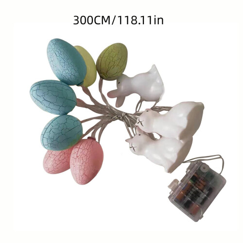 Easter Egg String Lights 9.84 FT Colorful Garland 2