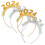 12Pcs Glittery 2024 Tinsel Headbands Assorted Hairbands 3