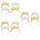 12Pcs Glittery 2024 Tinsel Headbands Assorted Hairbands 8