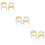 12Pcs Glittery 2024 Tinsel Headbands Assorted Hairbands 10