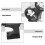 2Pcs Sturdy Finder bracket Black Metal for Telescope Accessories 8