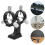 2Pcs Sturdy Finder bracket Black Metal for Telescope Accessories 10