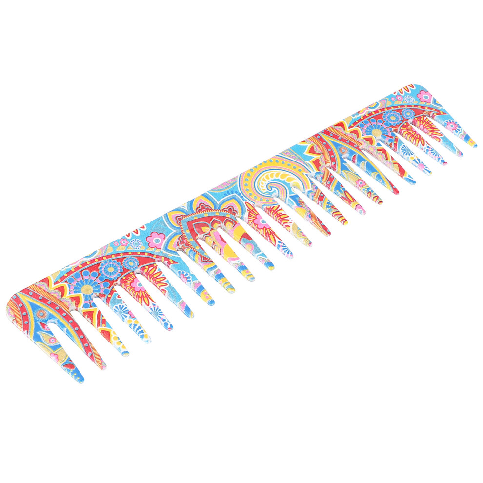 Smooth Surface Detangling Comb, Wide Tooth Hair Comb with Magnetic Pieces and Ergonomic Grip for All Hair Styles