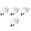 40Pcs PVC Cleaning Cards White Dual-Side Card Reader Cleaner Tools 8