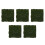 5Pcs High Realism Plastic Artificial Moss Mat for Indoor Outdoor Use 3
