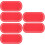 6Pcs Red Decorative PU Handbag Bottom Base for DIY Crochet Projects 7