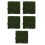 5Pcs High Realism Plastic Artificial Moss Mat for Indoor Outdoor Use 5